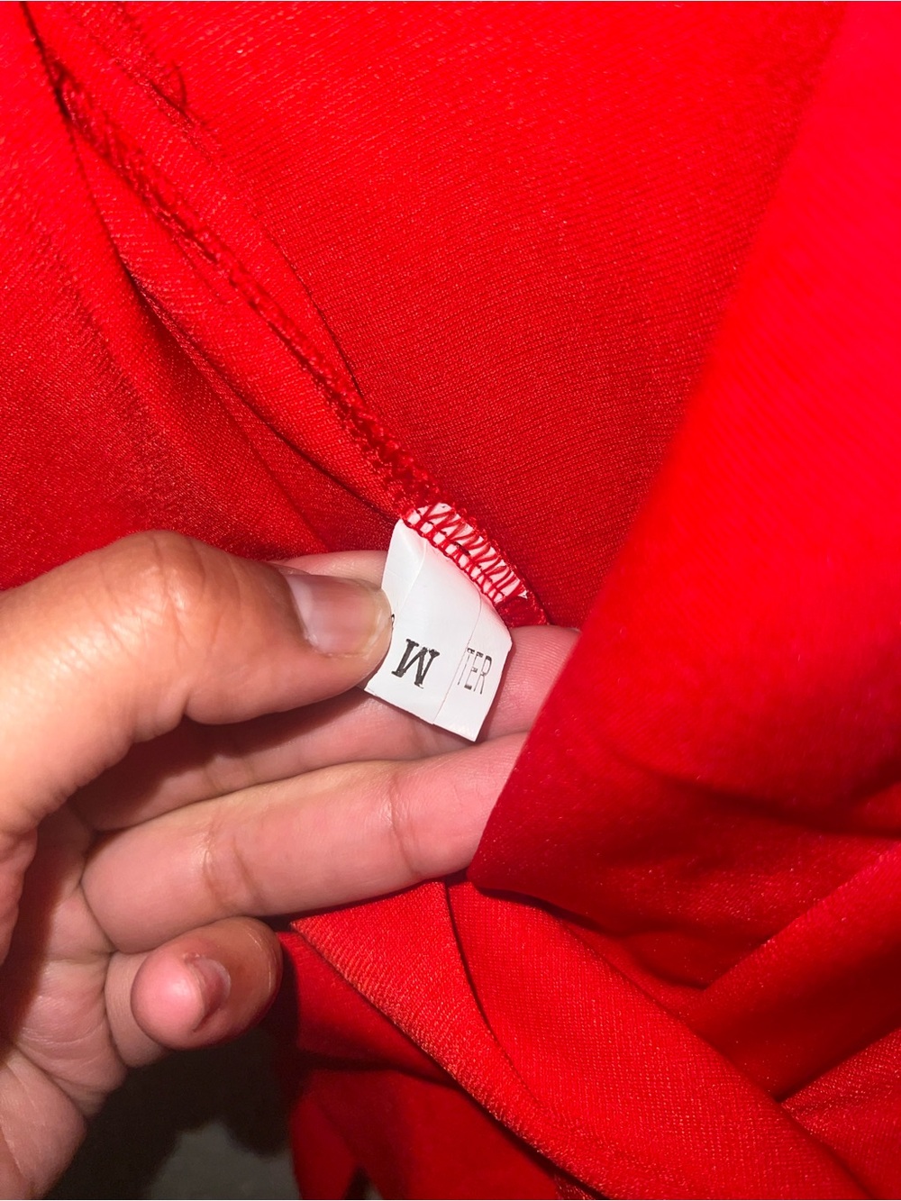 Red Sleeveless Jumpsuit - Picture 2 of 5